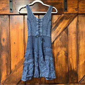 Flower brand boho hippie dress